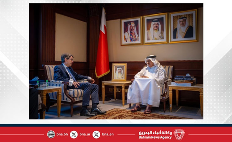 وزير الخارجية يستقبل سفير جمهورية ألمانيا الاتحادية لدى مملكة البحرين